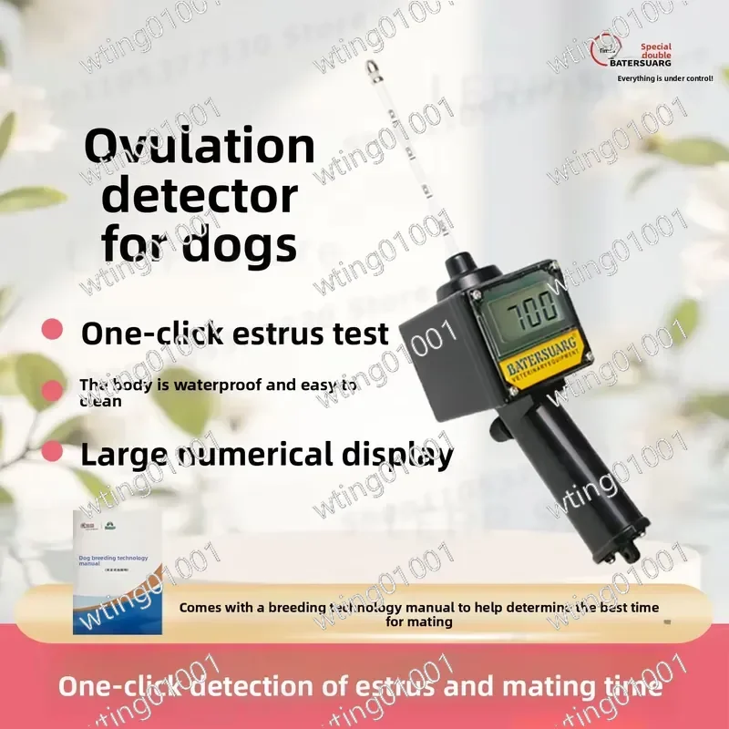 for Genuine Dog Double Ovulation Detector Estrus Monitor Accurate Insemination Aid Boost Pregnancy Rate Canine Breeding Tool