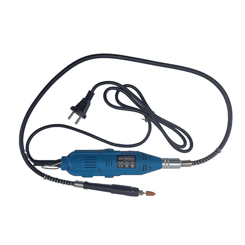 TS-2004 Mini DIY Rotary Tool Kit Handheld 1/8 Die Grinder & Sanding Carving Cutter Similar to Dremel Made of Metal