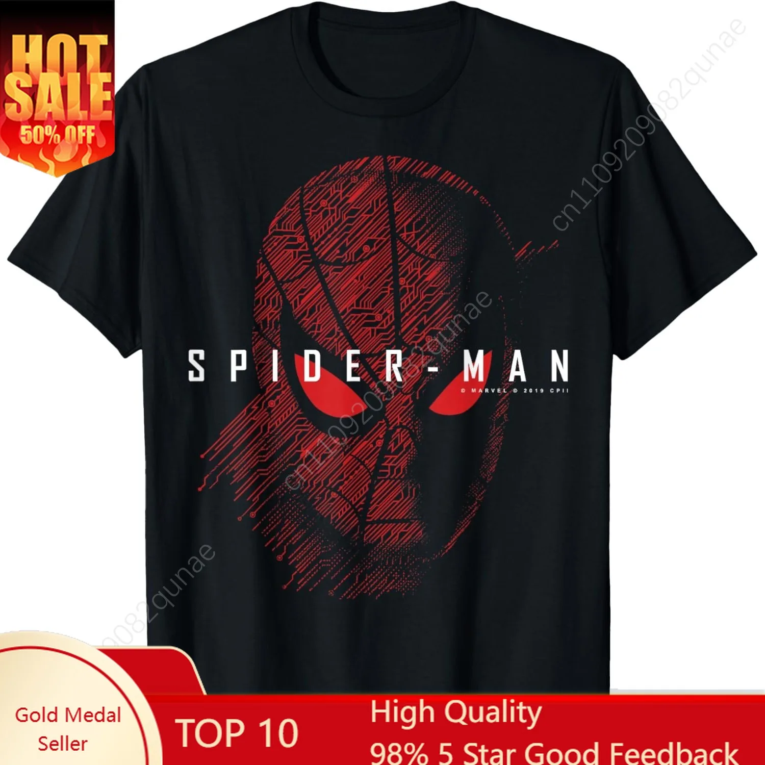 

Marvel Spider-Man far from Home Tech Spider-Man Logo Unisex T-Shirt