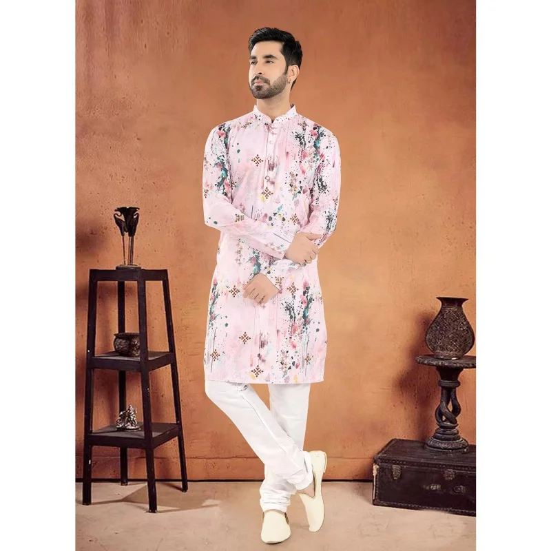 Mens Abaya Thobe Arabic Longline T Shirts Henley Kaftan Banded Plain Gown Shirts Men's Muslim Kaftan 2025 Harajuku Streetwear