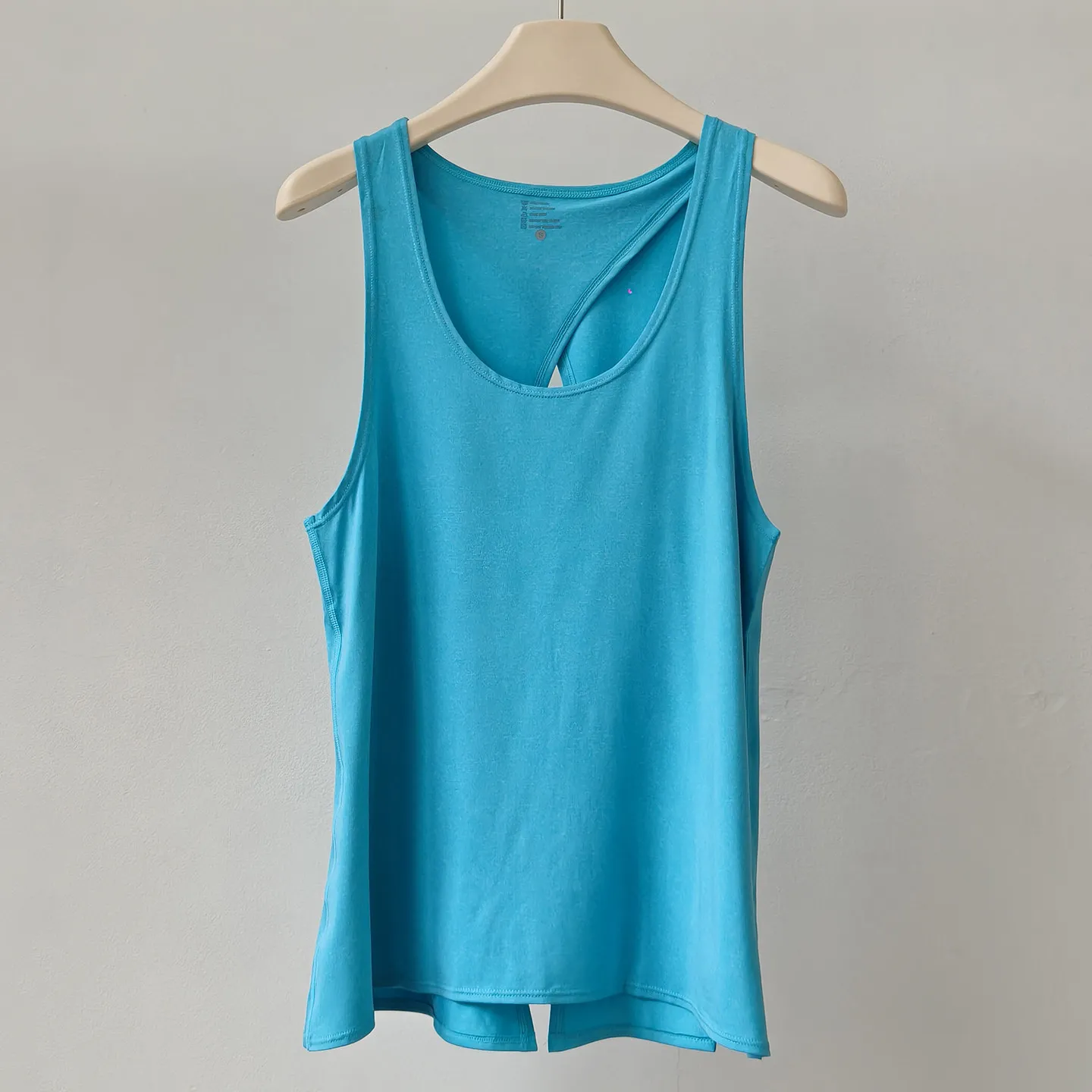 Damen Sommer Slim Fit Schnelltrocknende Ärmellose Rennweste Lose Fitnesskleidung Lässiges Yoga-Oberteil mit Bindung für Laufen und Aerobic – Detail 3