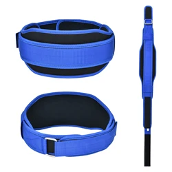 Weightlifting Fitness Belt Training High Intensity Squat Deadlift Gym Nylon Waist Support Thickening For Back Men and Women