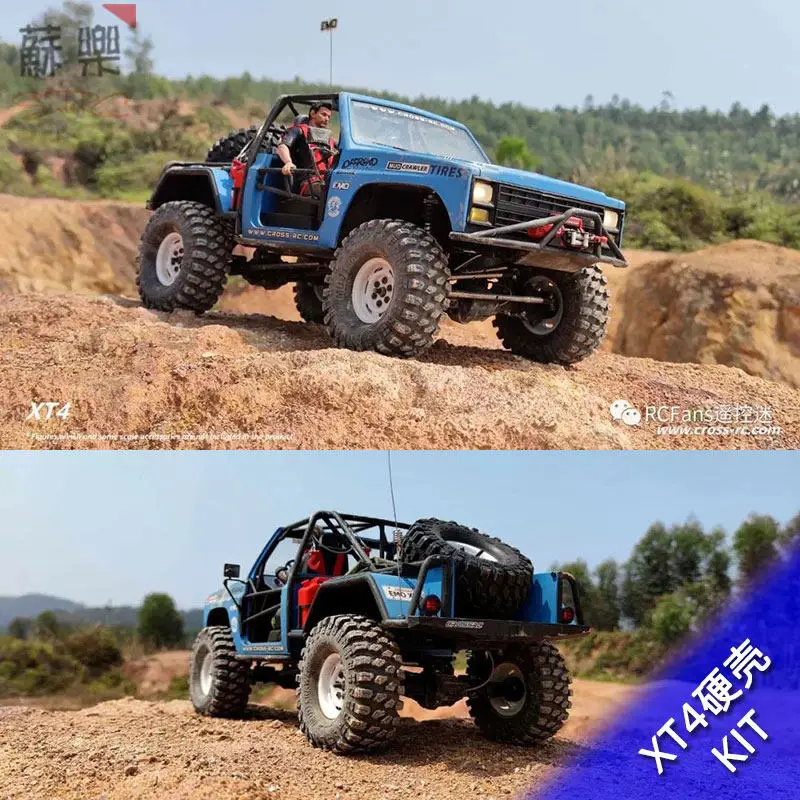 Crorc Emo Xt4 Kit Hard Shell High-Performance Rc Car Simulation Remote-Controlled Electric Climbing Off-Road Vehicle Model Gift