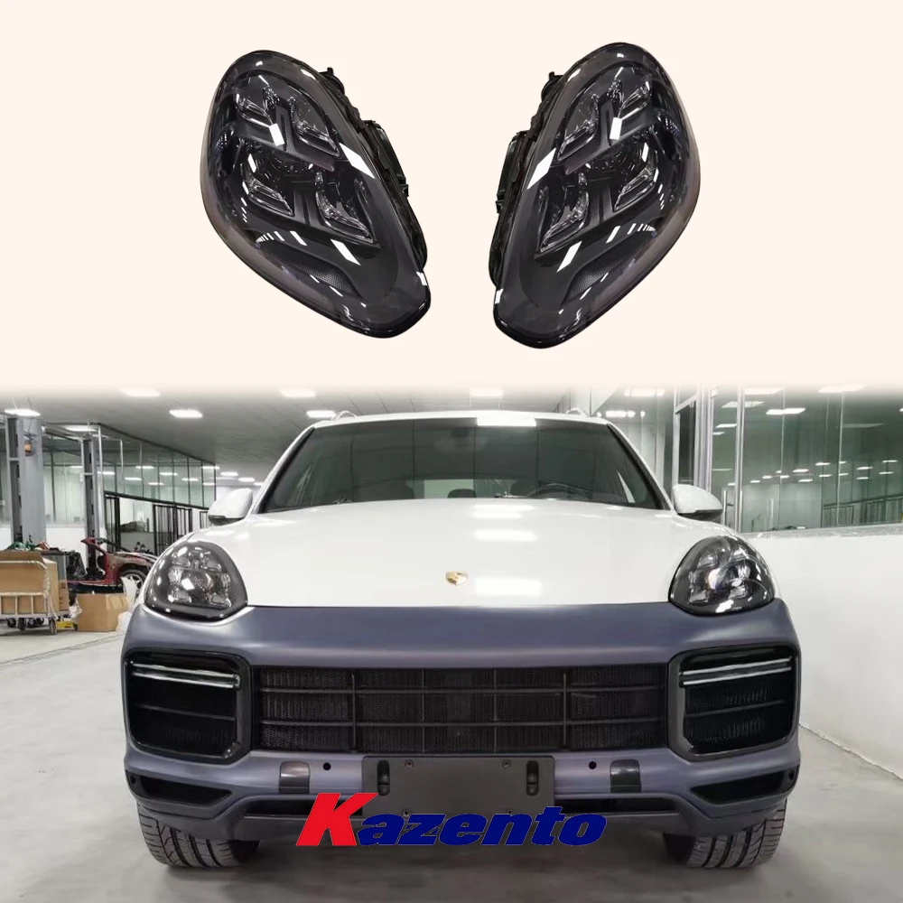 

Для Porsche Cayenne 958.2 2015-17 Matrix светодиодный Laser DRL Передняя фара (до 18-23)