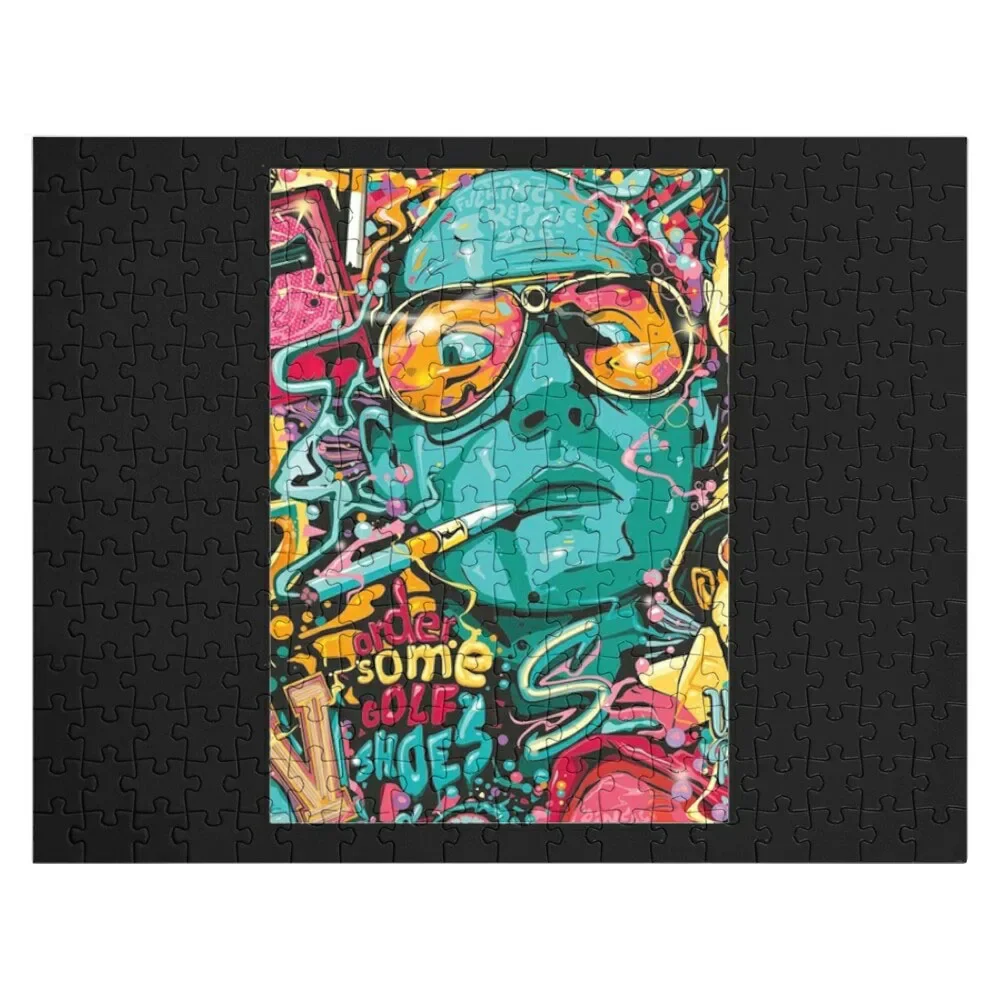 

Fear and Loathing Jigsaw Puzzle Game Children Wooden Boxes Custom Name Wood Personalized Gifts Puzzle