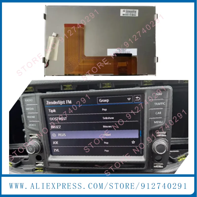 

C080VVT03.0 C080VVT03 Оригинальный 8-дюймовый ЖК-дисплей для GPS-навигатора VW Golf, панель экрана 59.09C15.003