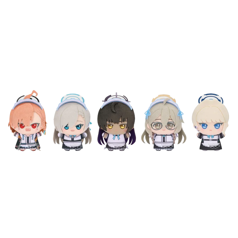 Banpresto Blue Archive Chibi Plush Doll Cute Anime Character Stuffed Toy Collectible Desk Decor For Anime Fans