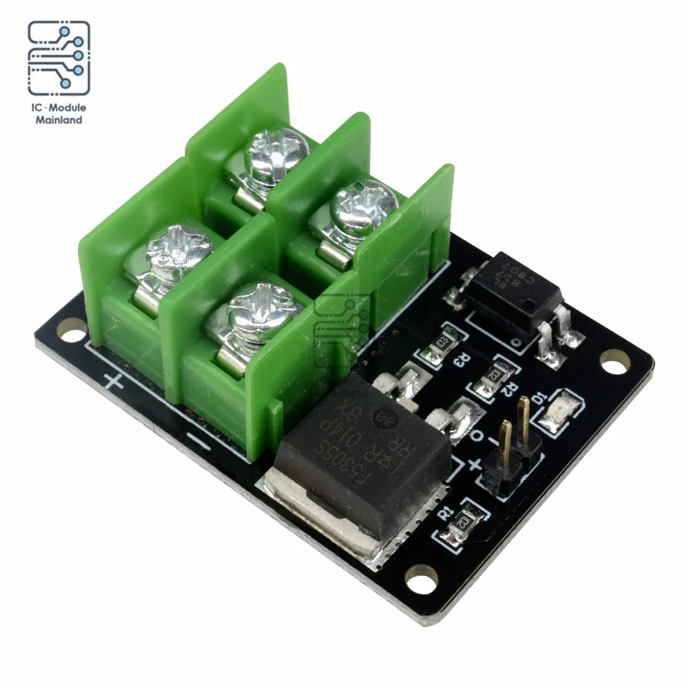 Low Voltage MOSFET Switching Module 36V P-Channel FET for Arduino Connection IO MCU PWM Control Motor Speed