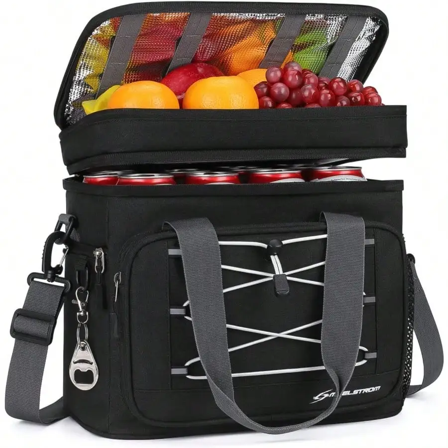 

Складная мягкая сумка-холодильник WSXC на 24/30/60/75 банок, пляжный холодильник, герметичный и портативный, для пляжа, кемпинга, поездок на автомобиле и путешествий.