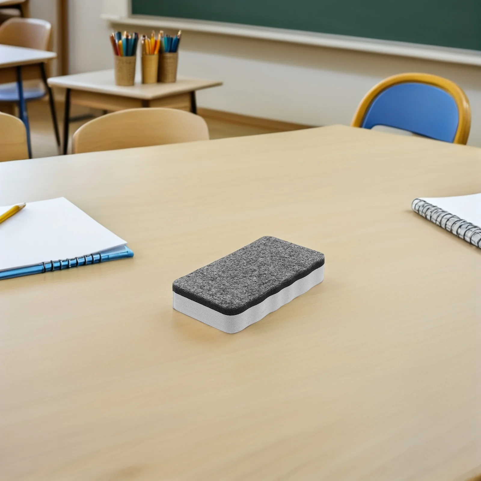 20 Pcs Magnetic Whiteboard Eraser Cleanser Felt Cloth Classroom