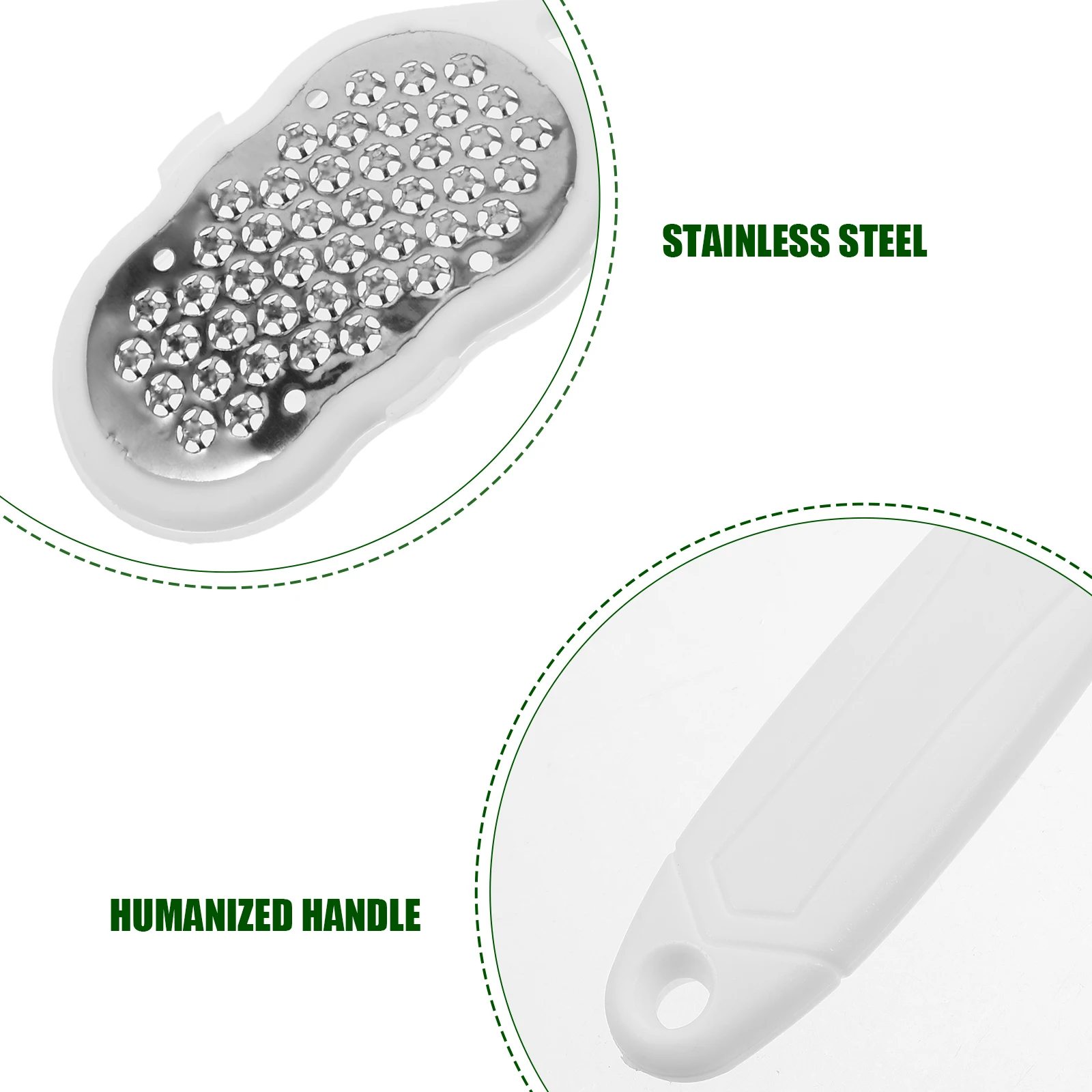 4 قطعة ملفات القدم مزيل الكالس الفولاذ المقاوم للصدأ أداة إزالة الجلد الميت للأقدام الناعمة باديكير مجموعة العناية بالقدم للأقدام الرطبة الجافة #4