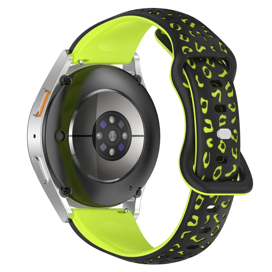 18mm 20mm 22mm siliconen tweekleurige 3D gesneden bloem zachte sportband voor Amazfit Huawei Xiaomi Garmin Samsung Gear/Galaxy Watch