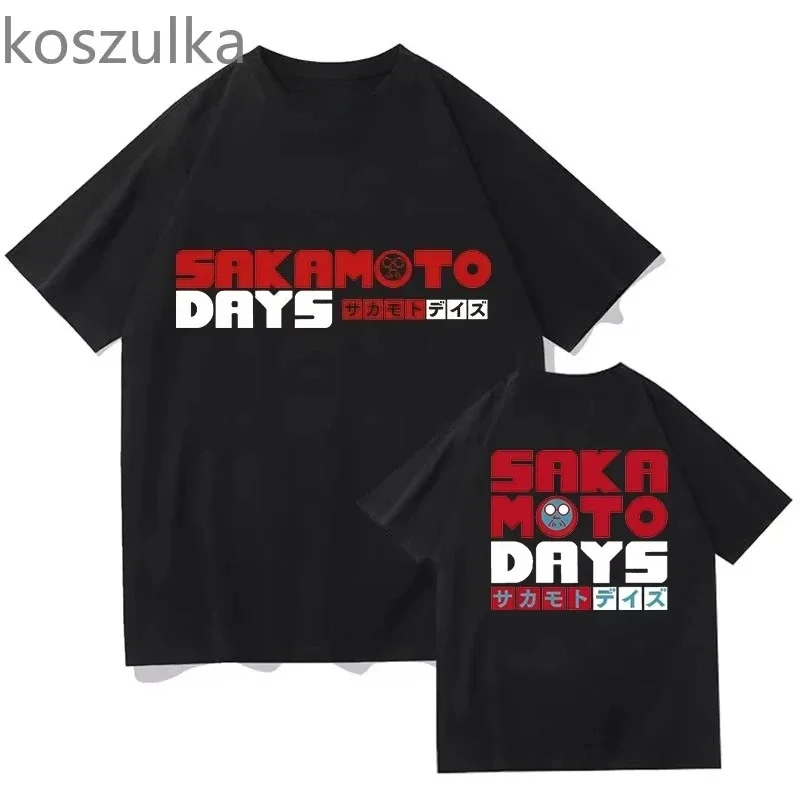 2025 Anime nuevo Sakamoto días camisetas Taro Sakamoto Fans Tops camisetas de manga corta hombres mujeres verano puro algodón Hip Hop