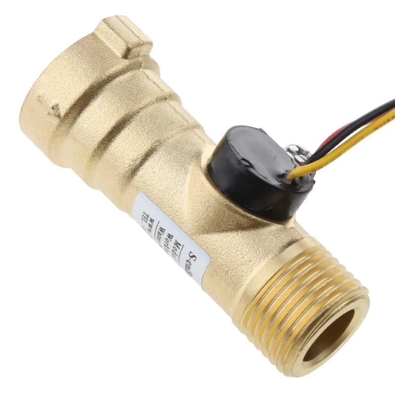 Water Stream Meter DN15 For Industrial DC5-18V Wire Connection