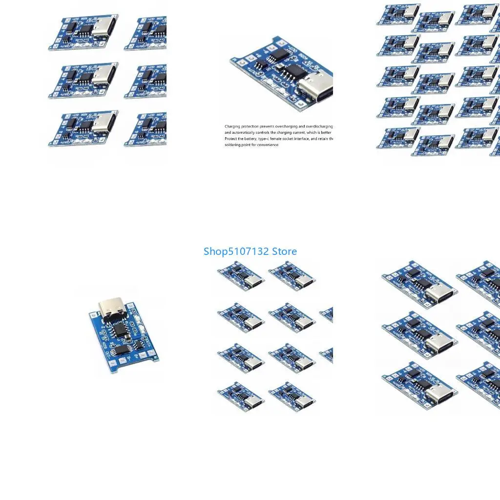 87HD 1A Liion Battery Charging Board USB C Input 4.2V Output Double Protections Circuit For Single Cell Applications