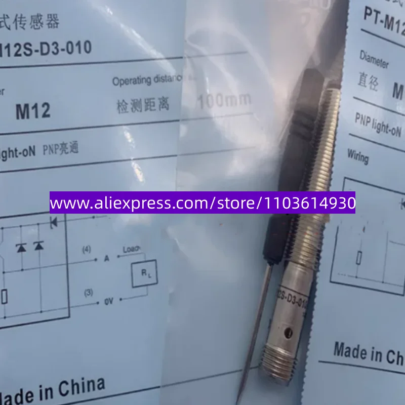 

3pcs New approach switch PT-M18-A1-010 PT-M18S-A1-010 PT-M12S-D1-010 PT-M12-D3-020 PT-M12-D1-010 PT-M12-L3-040F