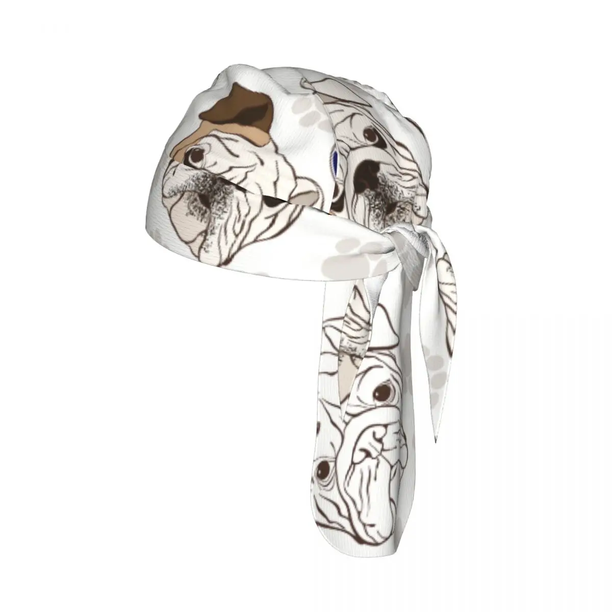 

English Bulldog Sport Running Hiking Sunscreen Hood Headwear Cycling Cap Quick Dry Pirate Hat