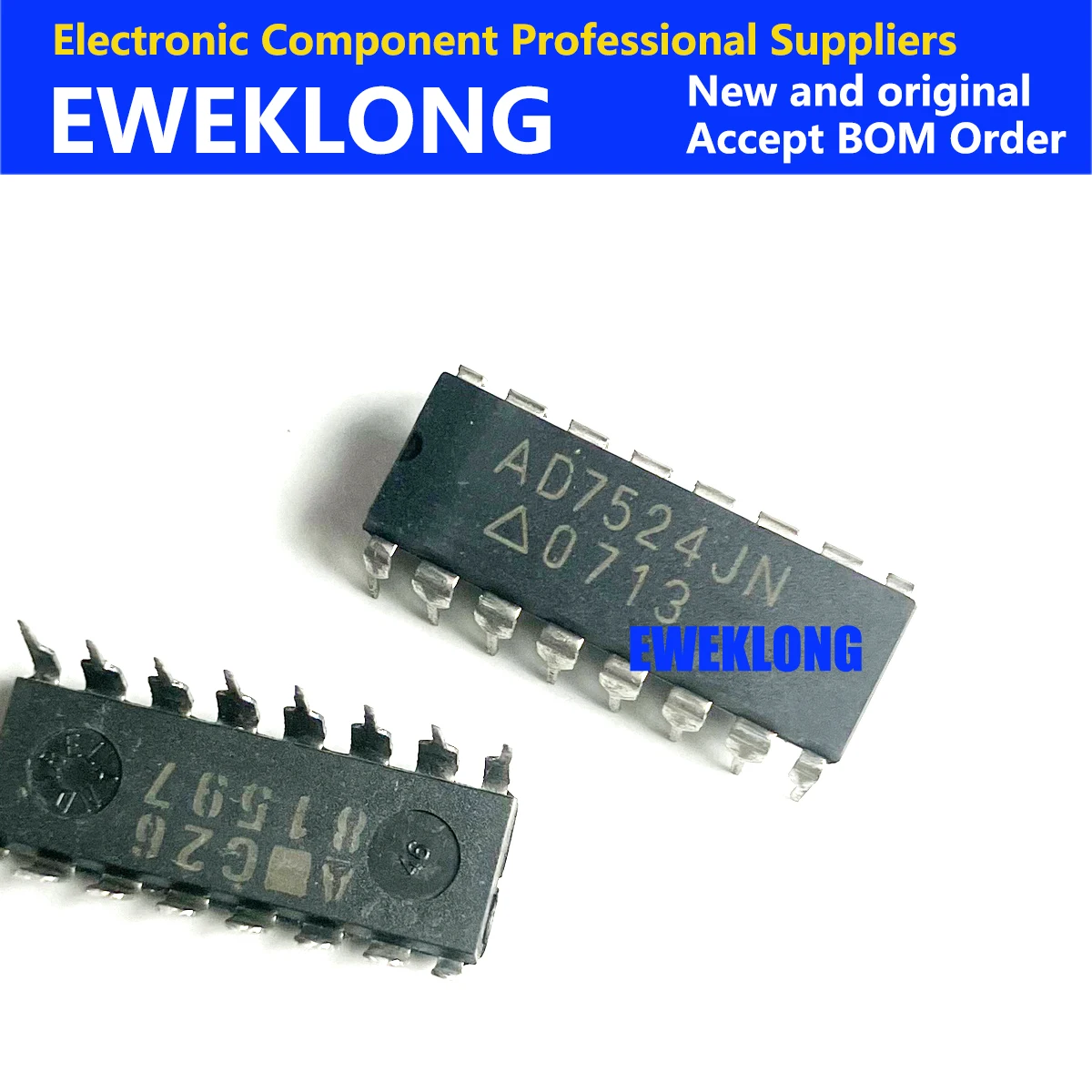 1 Uds AD7524JN DIP16 AD7524J componente IC Chip