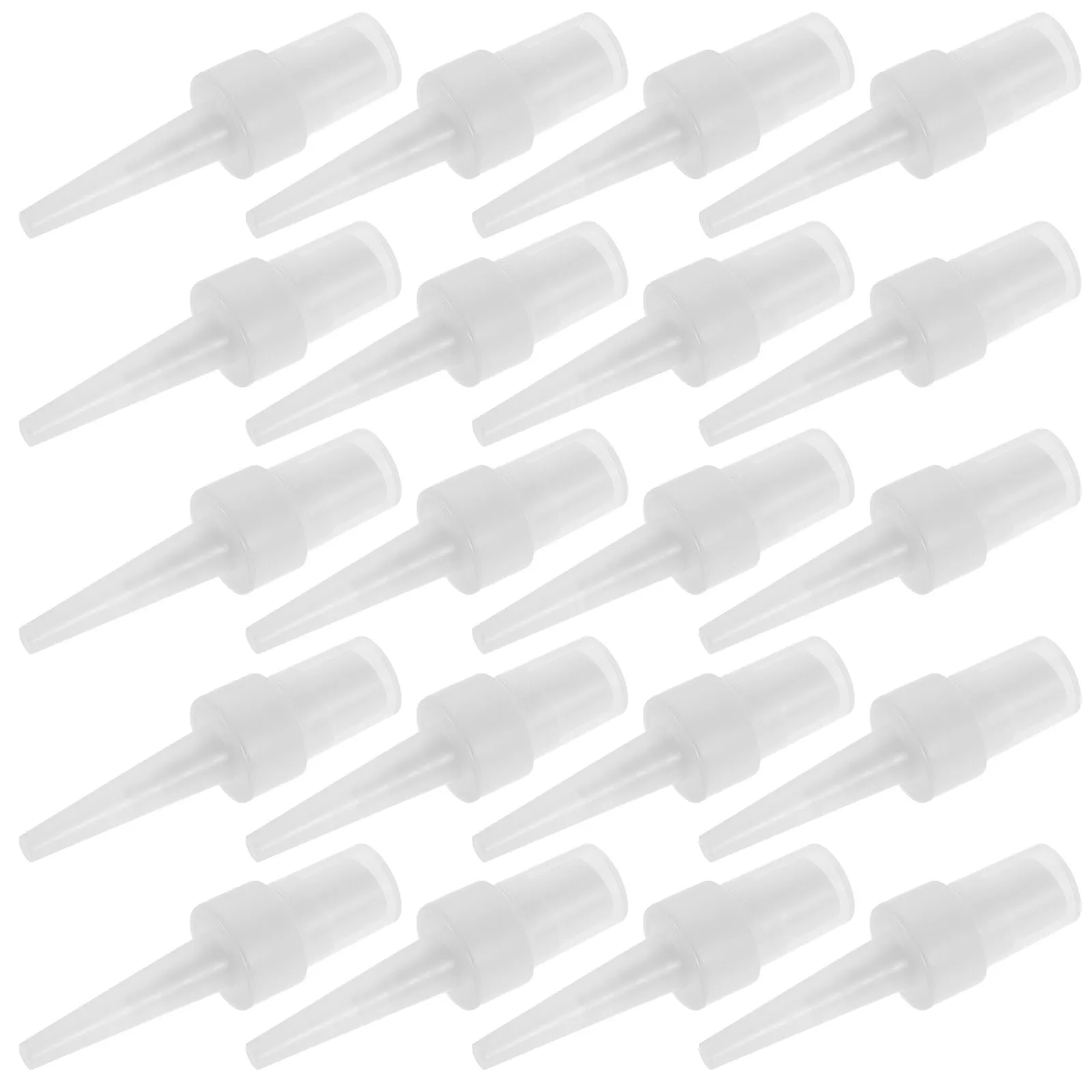 

25pcs Powder Nozzle Glass Vials Fine Mist Sprayer Pump Head For Diy Refillable Container Accessories 20 Caliber Sturdy High