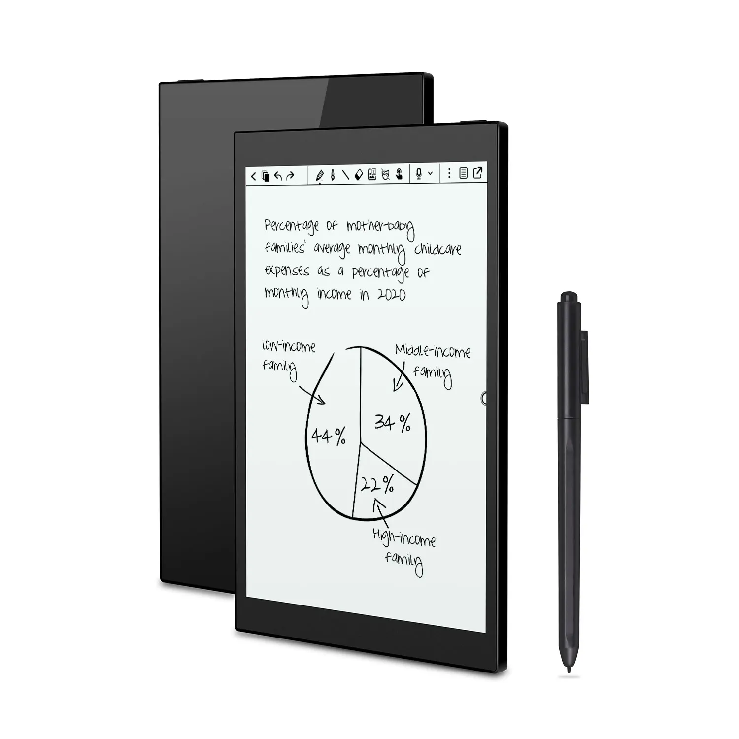

Электронная книга-планшет с стилусом, Android 10.1 дюйма, 32 ГБ, E-Ink