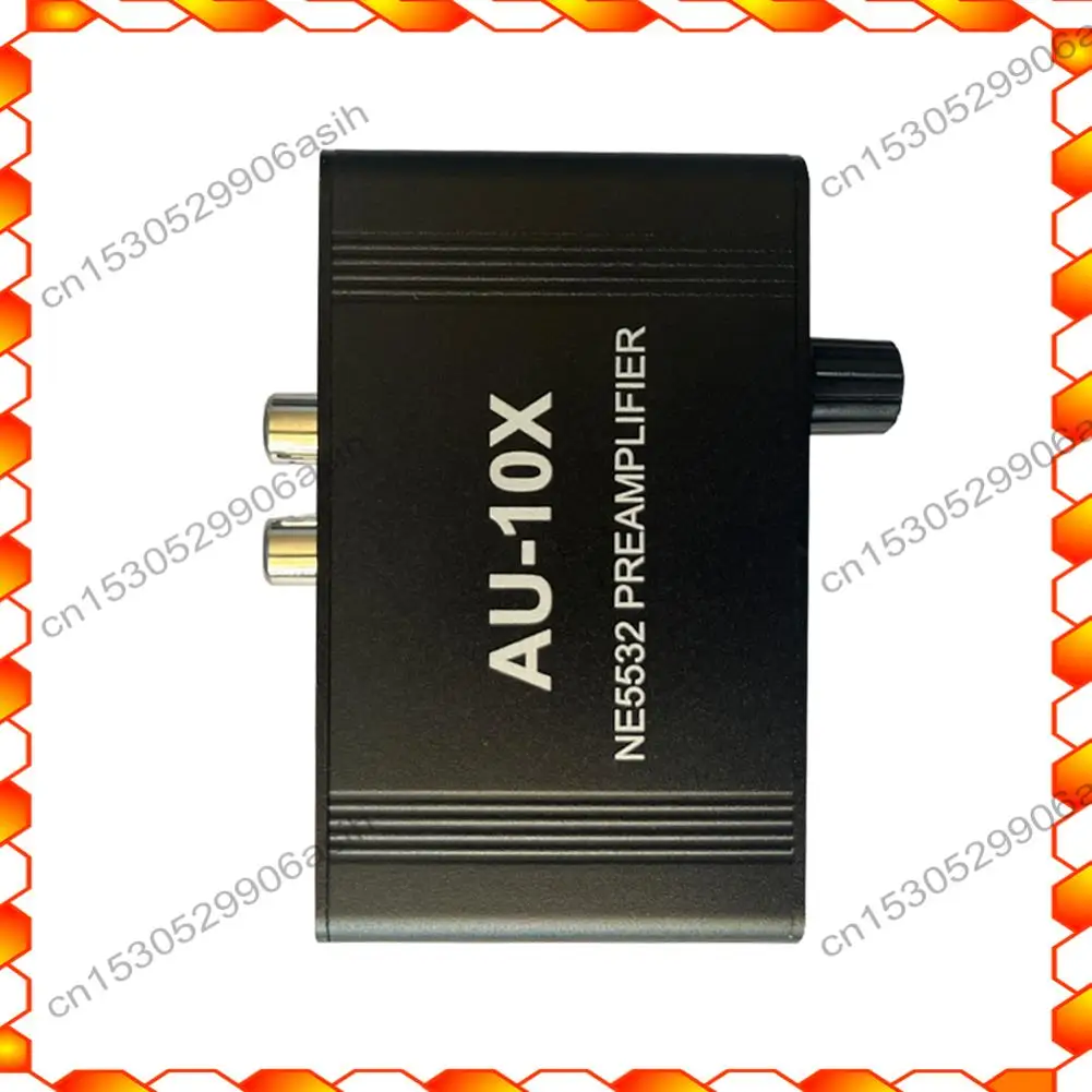 -AT52 AU-10X NE5532 Headphone Amplifier Amp Headphone Amplifier Board Gain 20Db RCA 3.5MM Volume Control EU Plug