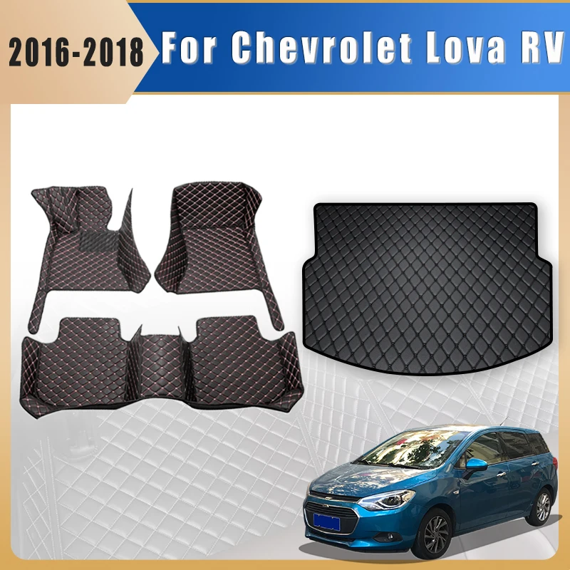 

Автомобильные коврики, ковры в багажник для Chevrolet Lova RV 2016 2017 2018, подушечки для ног, автоаксессуары, товары для салона педалей, чехлы, коврики