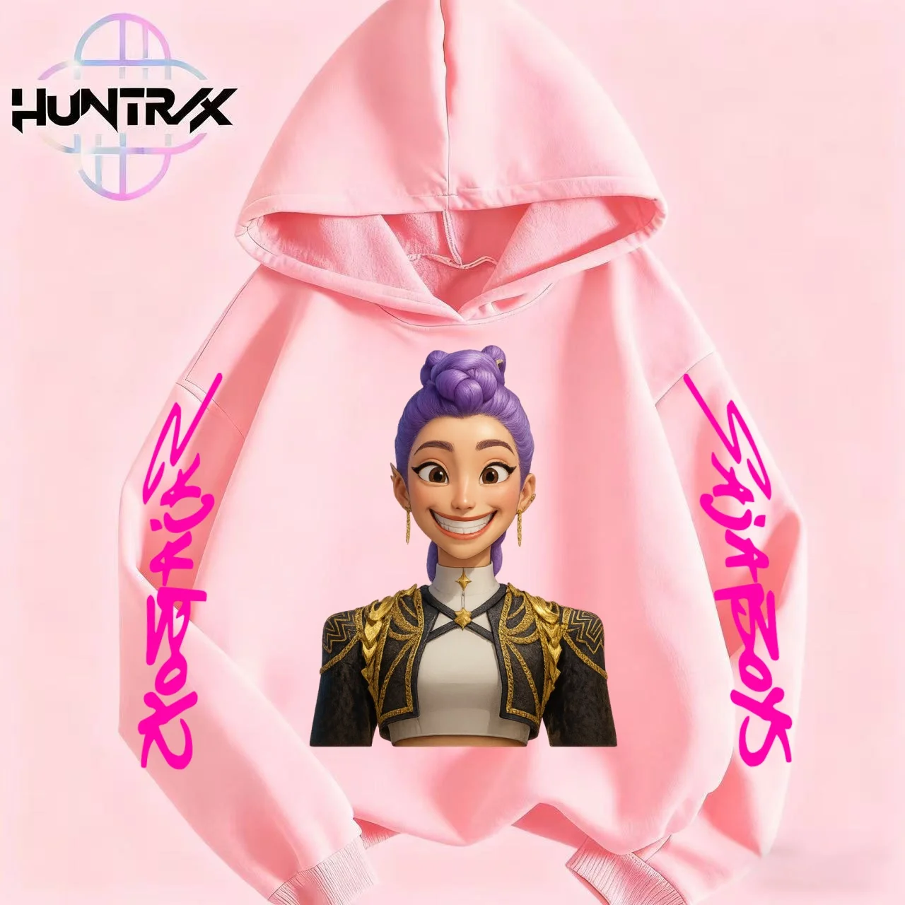 سترة بغطاء للرأس من Saja Boy Kpop Devil Hunter - سترة بغطاء للرأس عصرية مثيرة للاهتمام على طراز الهيب هوب للرجال #5