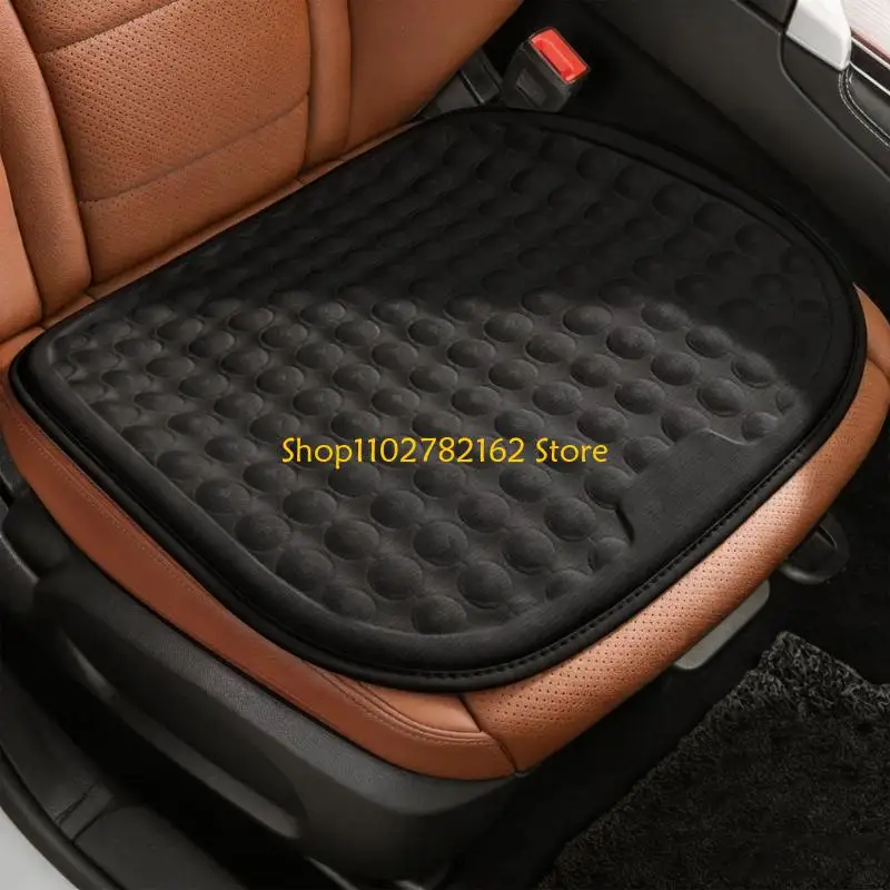 547B TPE Car Pad with Textured Top for Daily Commuting and Automotive Seating, Cooling Cushion for Interiors