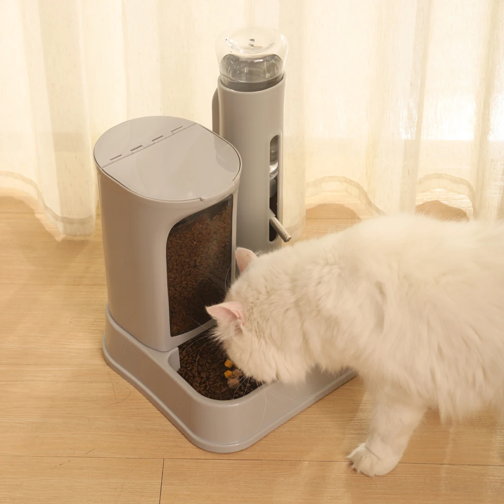 HOOPET Pet Dog Water Dispenser Not Wet Mouth Automatic Water Dispenser Cat Water Dispenser Mobile Vertical Kettle Pet Supplies