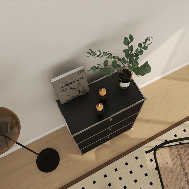 حامل عرض خزانة صدر من الفولاذ المقاوم للصدأ لغرفة النوم المنزلية وغرفة المعيشة وخزانة العصور الوسطى #3