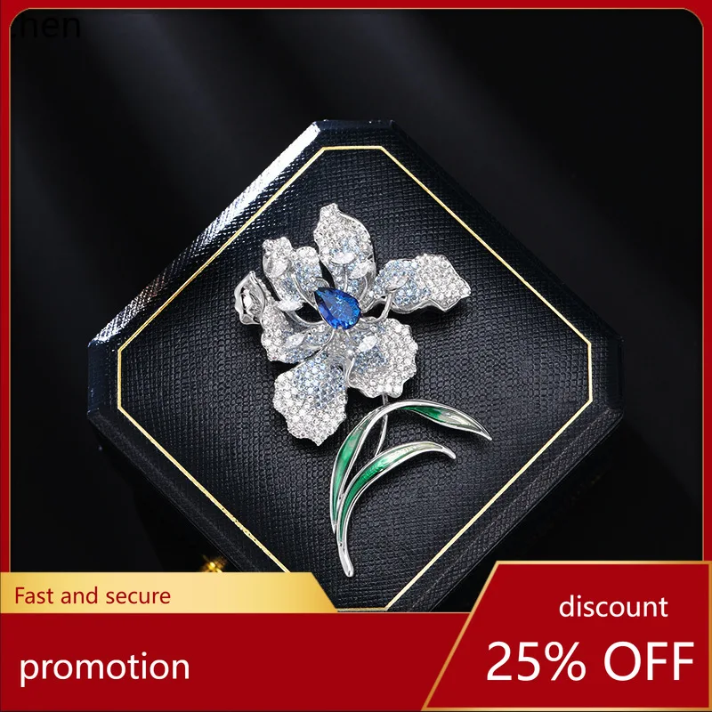 

ZML Gradient Flower Brooch for Women, Elegant and Sweet Fashion Accessory for Suits and Coats