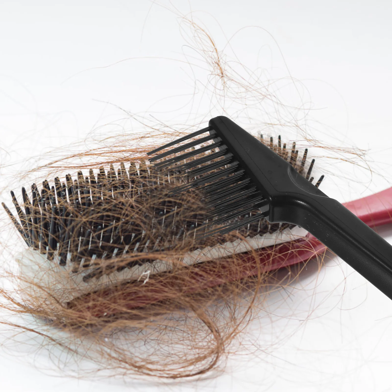 1Pcs Plastic Comb Cleaning Tool Hair Brush Cleaner Easy Use Hairbrush Cleaner for Salon Household Use Plastic Comb Cleaning Tool