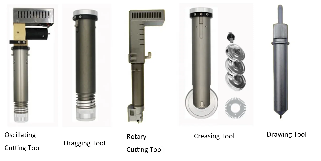 RUICAI Functional Oscillating Straight Knife Router CNC 2216 Rubber Gaskets Leather Carton Gasket CNC Cutting Machine with Punch