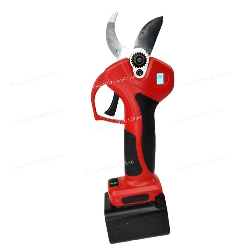 35mm Electric Garden Pruning Shears - Cordless Clippers with Finger Safety Sensor & Non-Slip Grip