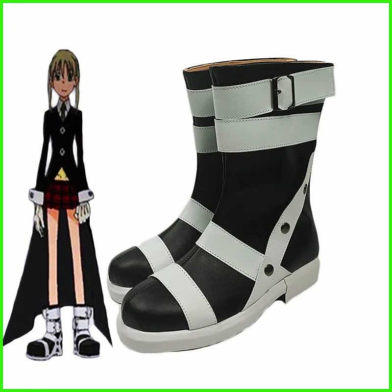 Soul Eater Maka Albarn Cosplay Shoes Boots Maka Hallowmas Carnival Party Prop Stage Women