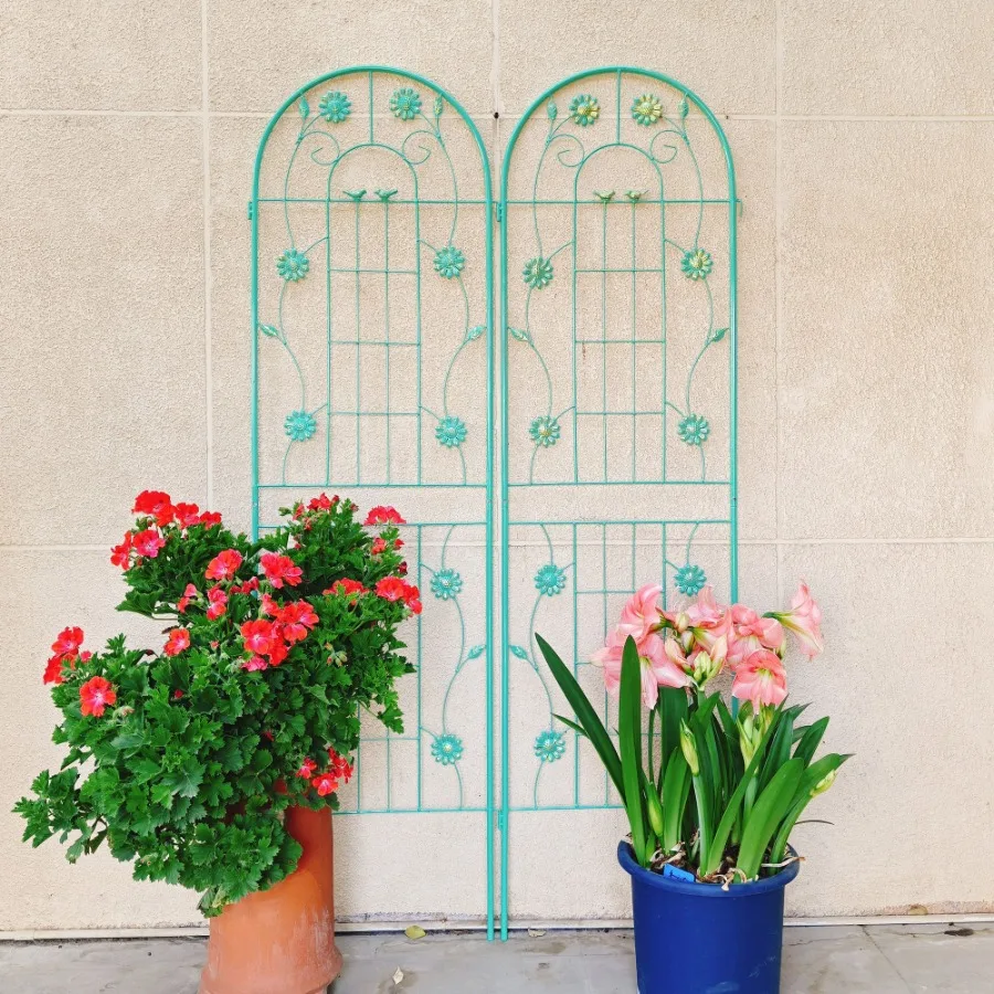 

4 Pack Metal Garden Trellis 71 x 19.7 Rustproof Trellis for Climbing Plants Outdoor Flower Support
