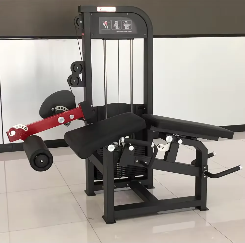 

Factory Commercial Horizontal Curved Leg Trainer Pin Loaded Prone Leg Curl Leg Extension Strength Training Body Building Machine