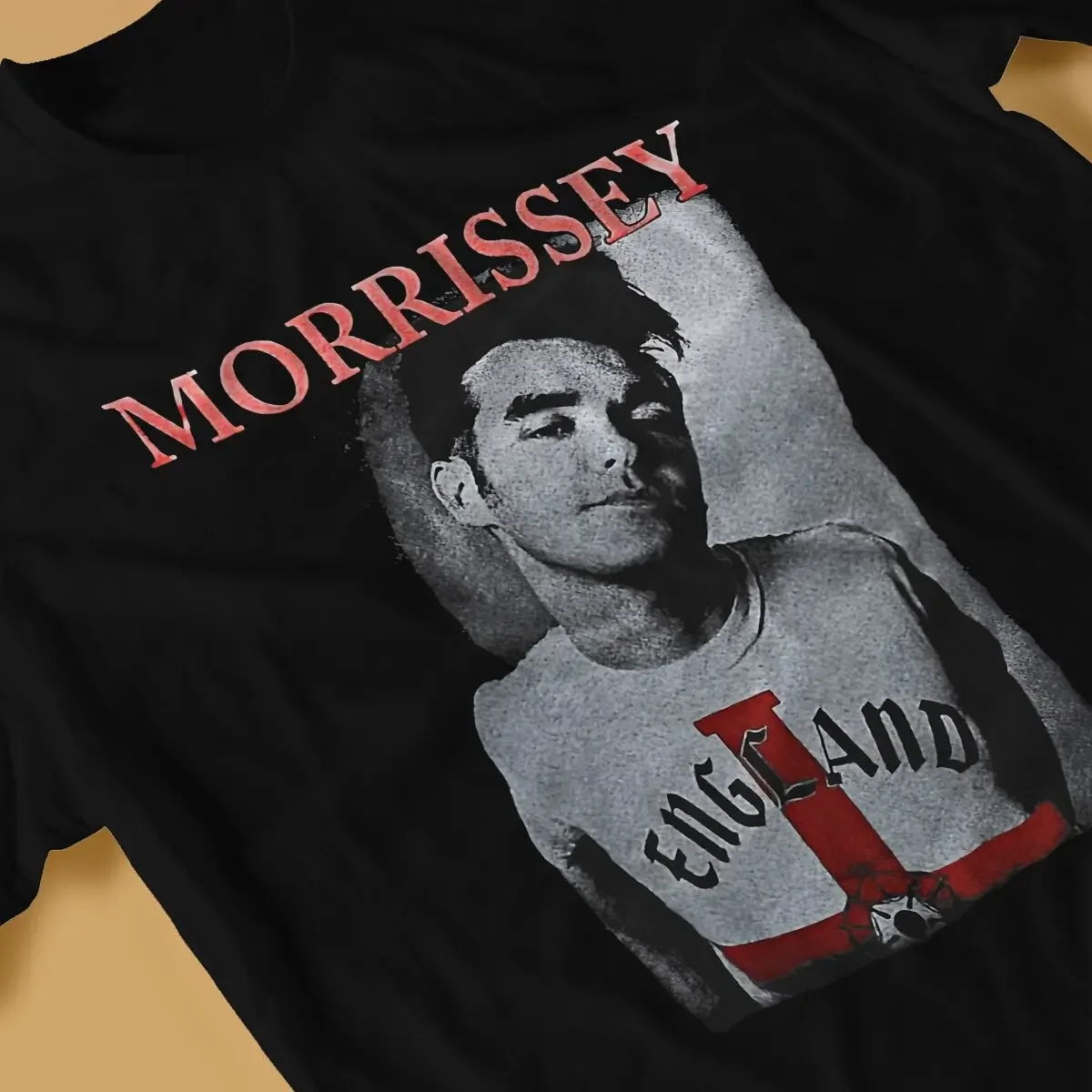 ريترو رمادي أبيض المغني صور طباعة الرجال تي شيرت الراحة 100% القطن س الرقبة عادية كم قصير المعتاد قمم تي شيرت الذكور تيز