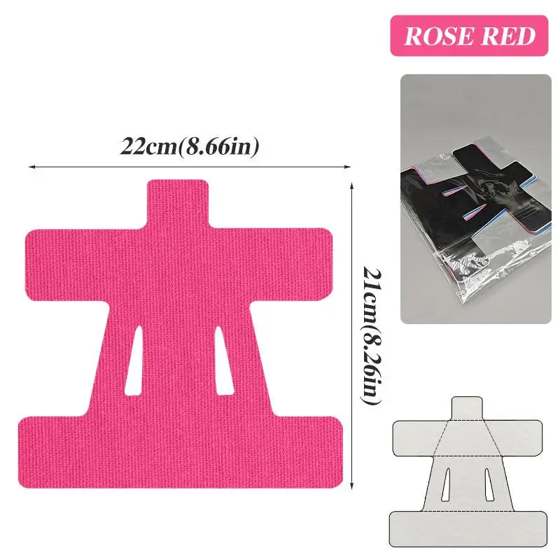 1/2 Pcs Precut Kinesiology Tape Shoulder Pain Relief Breathable Waterproof Adjustable Shoulder Support Elastic Athletic Tap