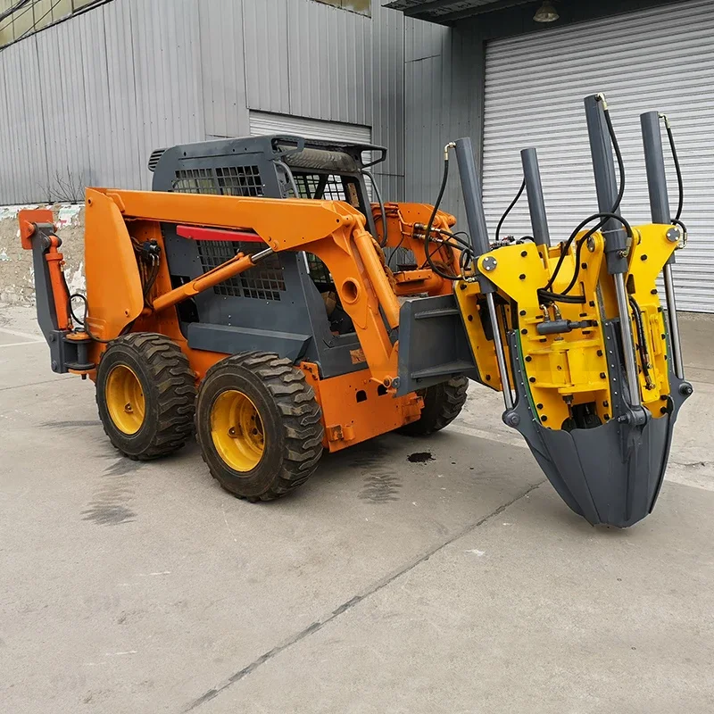 Solo Bola Pá Árvore Digger, Skid Steer Loader, alta taxa de fluxo, 100HP, para venda