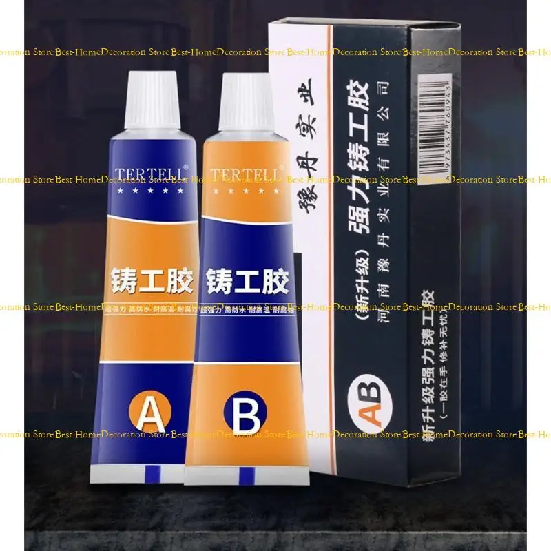 12PD A&B Caster Industrial Heat Resistance Cold Weld Metal Repair Paste Durable