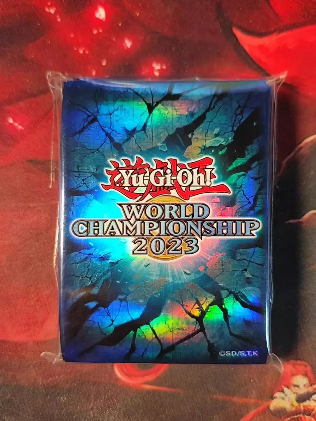 

50Pcs Yugioh Master Duel Monsters World Championship 2023 Blue Edition Collection Official Sealed Card Protector Sleeves