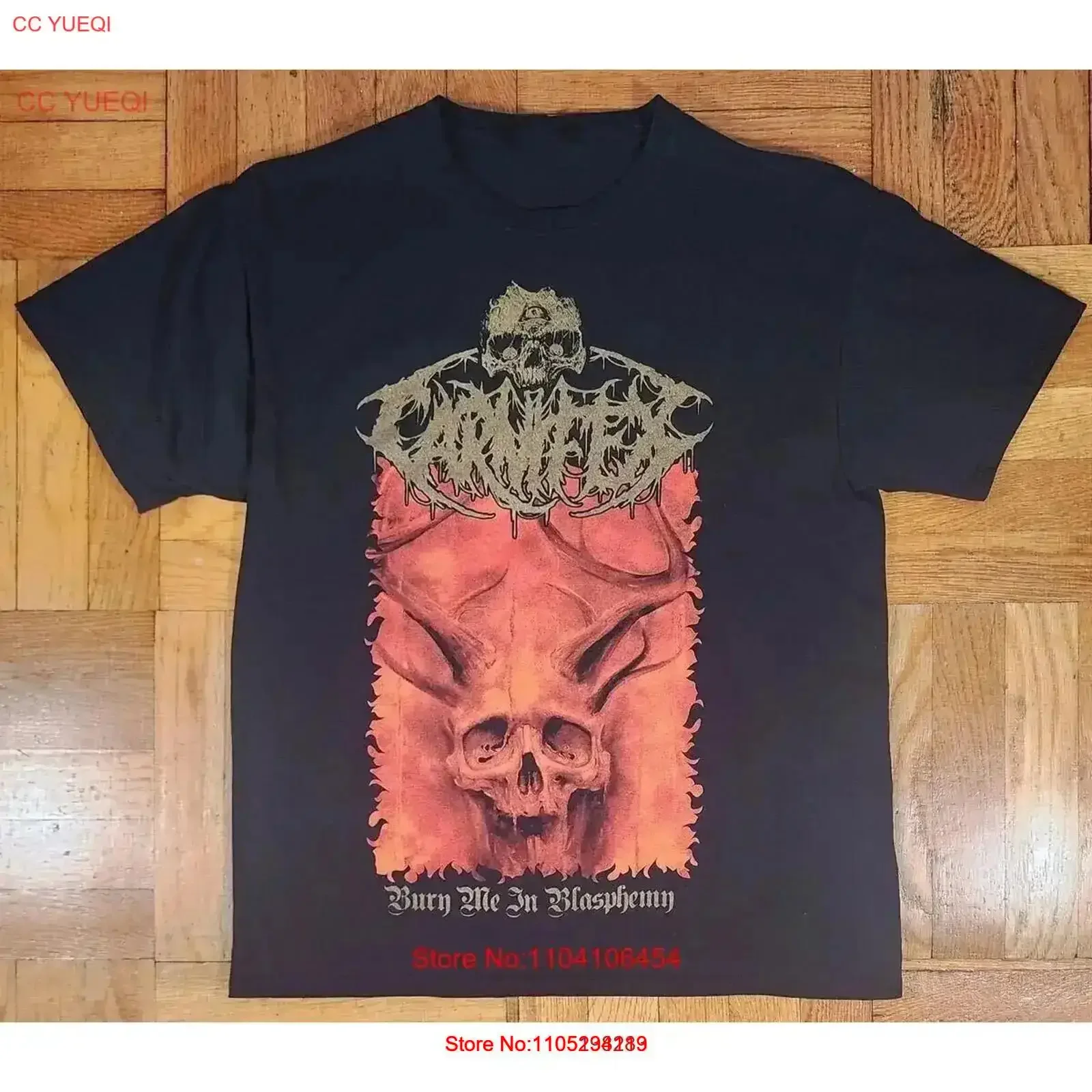 

Vtg Carnifex Band Music Lover Heavy Cotton Black All Size T Shirt For Men BL405 vintage Washed Top Everyday Wear vintage