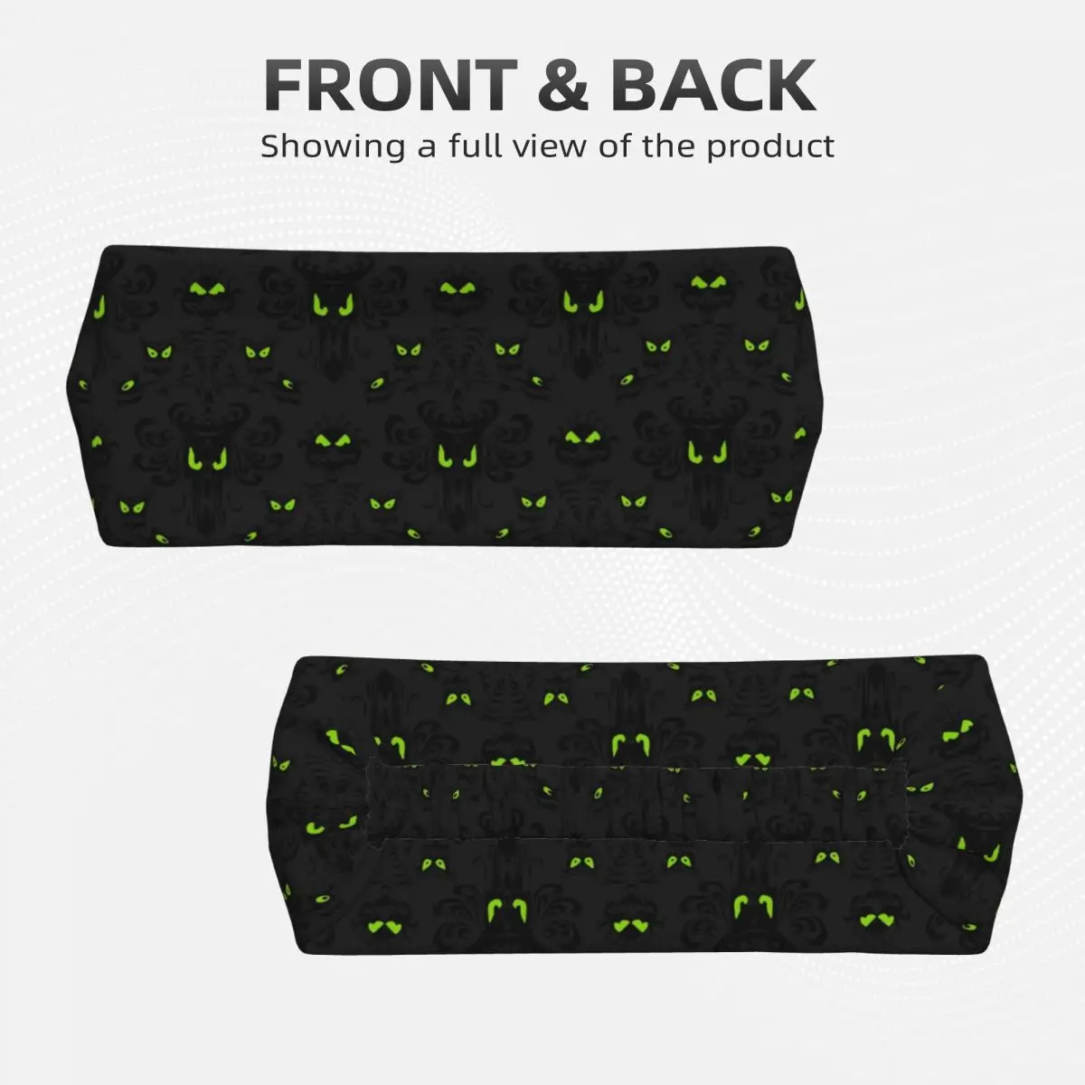 Custom Haunted Mansion Sympol Film Sweatband Men Women Moisture Wicking Workout Headband for Yoga