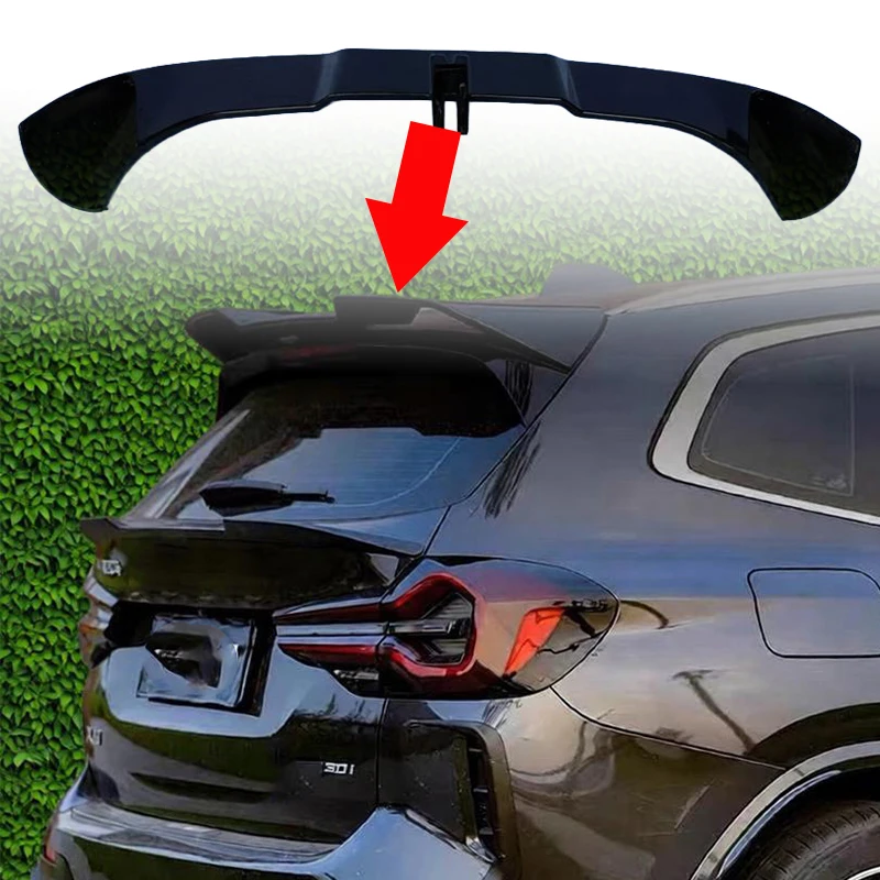 Roof Spoilers For BMW X3 2020 2021 2022 2023 2024 VT Style Car Rear Wing Trunk Lid Auto Accessories Exterior Parts