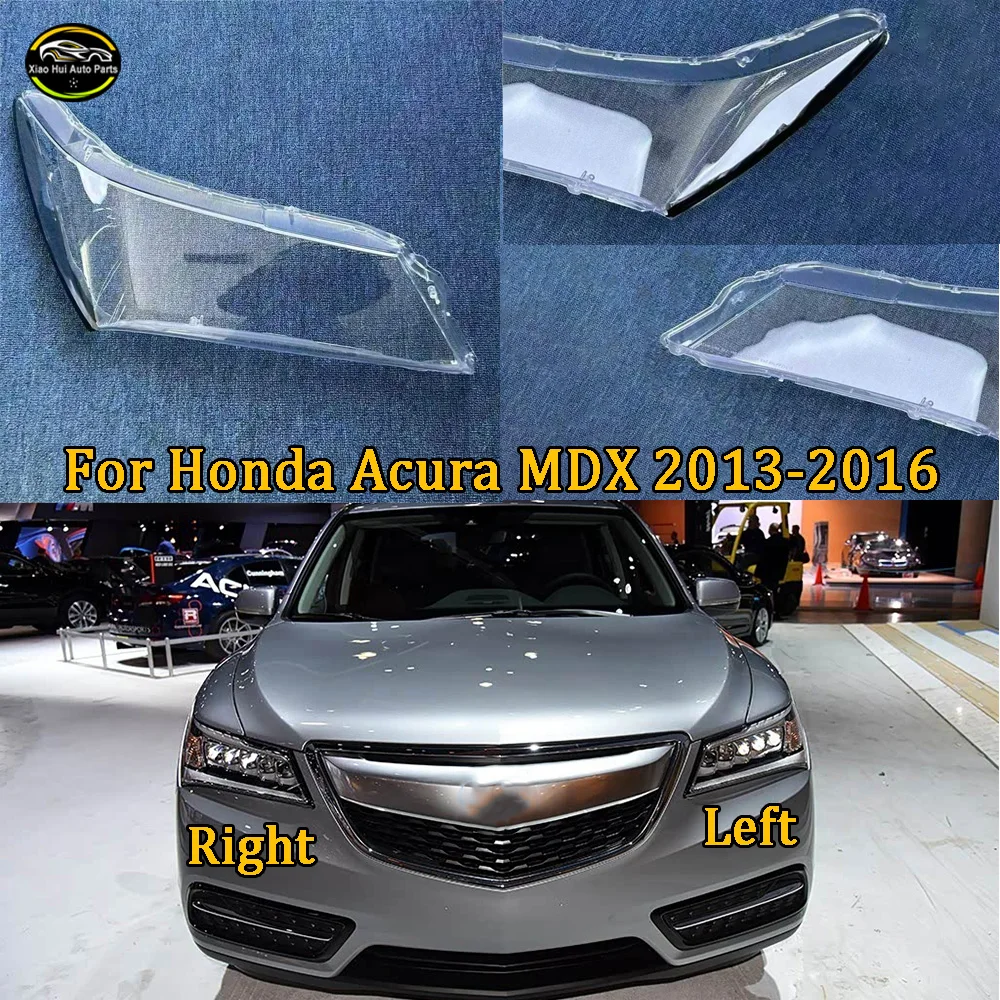 

Для Honda 2013-2016 Acura MDX: Прозрачная крышка фары, плафон, корпус фары из плексигласа, замена оригинального плафона