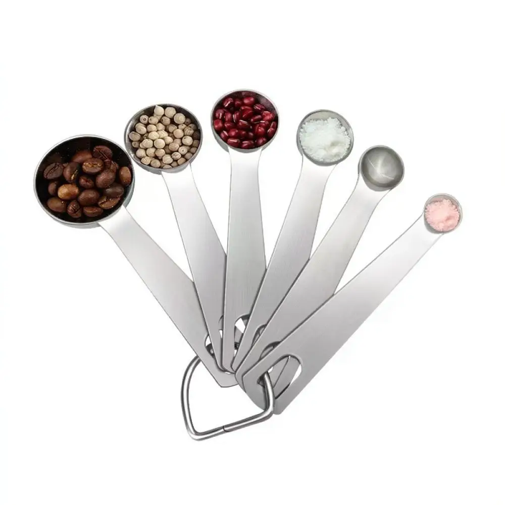 Premium Kitchen Measuring Spoons Stainless Steel Set Baking Gadgets For Accurate Coffee Sugar Cooking Seasoning Accessories