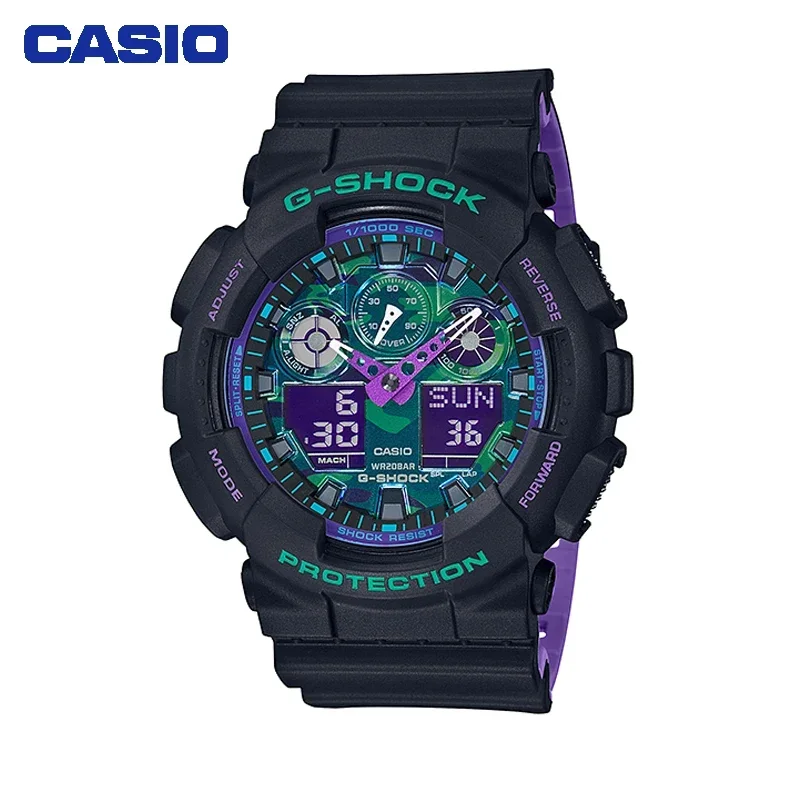 Casio GA-100 G-SHOCK Series Cool Men\'s Sports Digital Watch Limited Luxury Stars With The Tide Electronic Eatch Euminous Japan