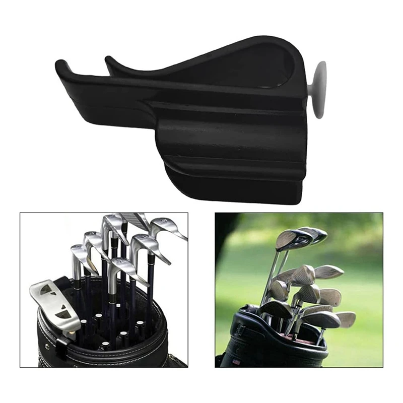 40 Uds Clip de almacenamiento para palos de Golf Clip de plástico para Putter de Golf organizador bola proteger palos accesorios de Golf para golfistas negro