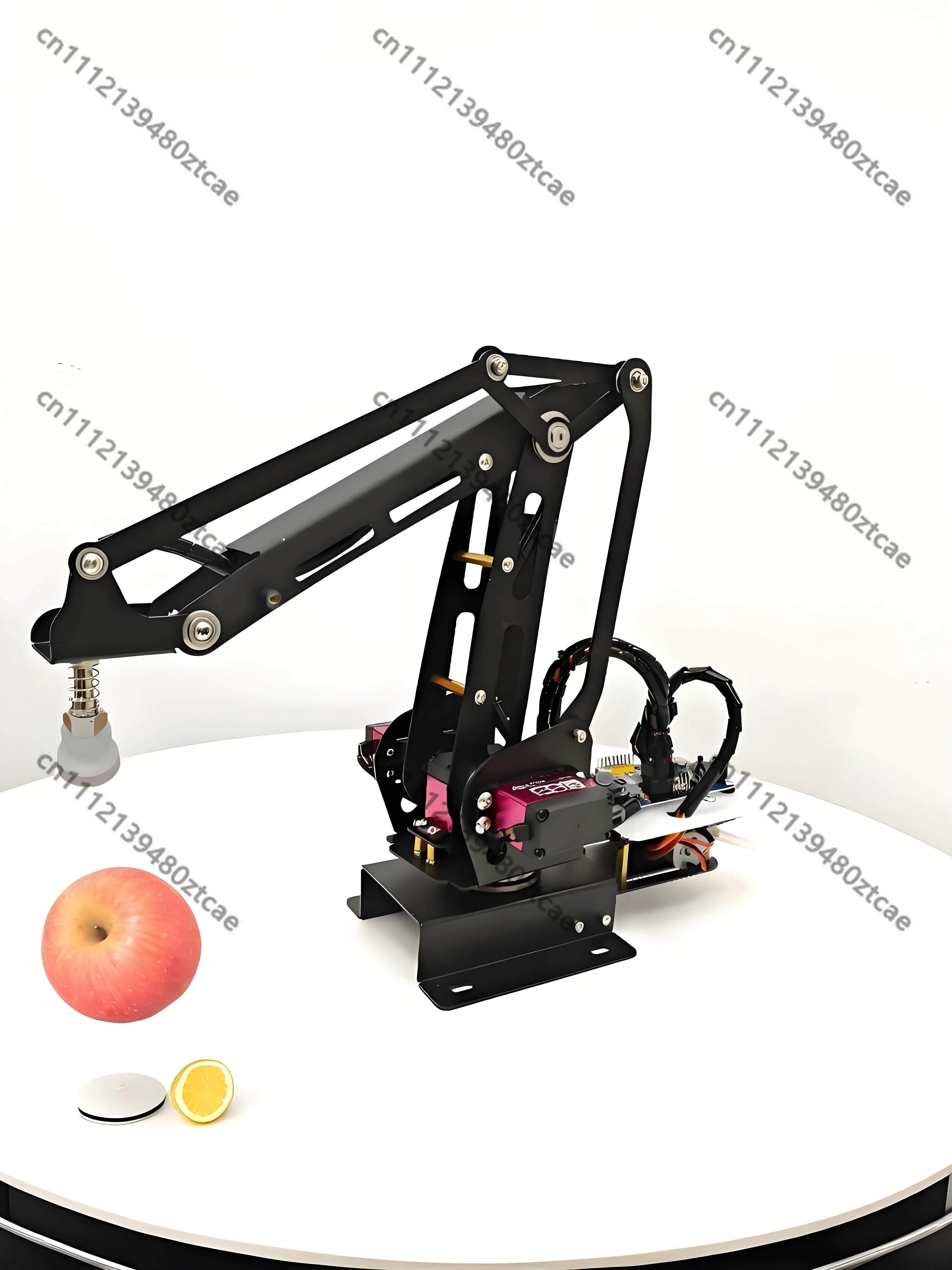 3-DOF Pneumatic Pump Suction Cup Robotic Arm, Digital Servo Compatible with Arduino & STM32, for College Teaching Courseware